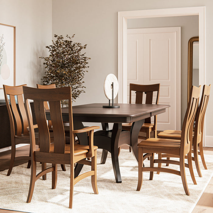 Quick Ship Amish Galveston G2 Dining Chair