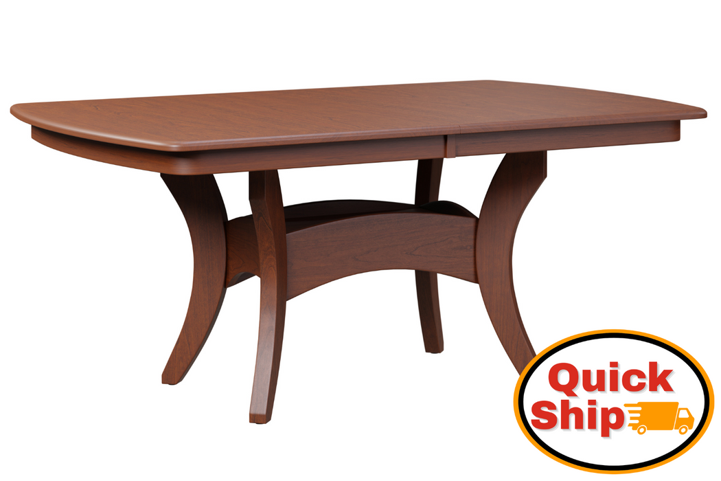 Quick Ship Amish Galveston Trestle Dining Set