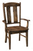 Quick Ship Amish Gayle Dining Chair Dining Chairs Contemporary Rough Sawn