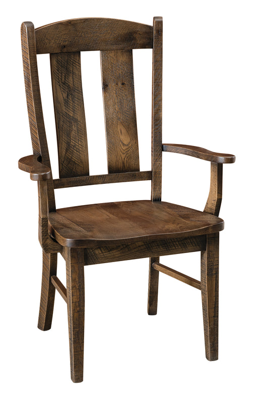 Quick Ship Amish Gayle Dining Chair Dining Chairs Contemporary Rough Sawn