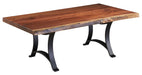 Amish Golden Gate Live Edge Table Live Edge Dining Tables Live Edge Modern