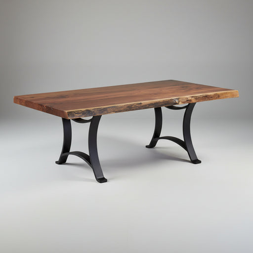 Amish Golden Gate Live Edge Table Live Edge Dining Tables Live Edge Modern