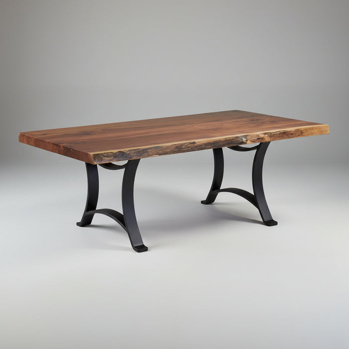 Amish Golden Gate Live Edge Table Live Edge Dining Tables Live Edge Modern