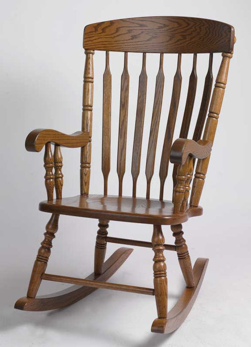 Grandmother's Rocking Chair Amish Made Solid Oak Traditional Rocker