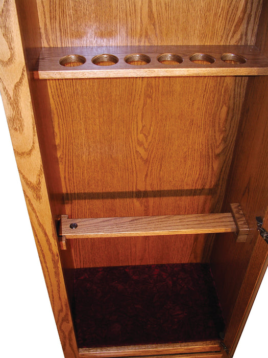 Amish Hunter Traditional 21-Gun Cabinet (Multiple Sizes) Gun Cabinets Corner Style Mission