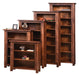 Hand Hewn Bookcase 36" Wide Bookcases Farmhouse