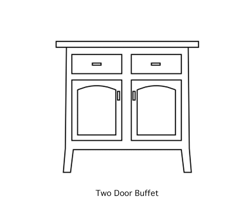 Amish Master Buffet - Multiple Sizes