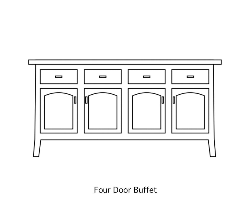 Amish Master Buffet - Multiple Sizes