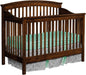 Amish Hampton Slat 3-in-1 Converter Crib Converter Cribs Contemporary