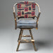 Hickory Hoop Swivel Barstool Front Facing