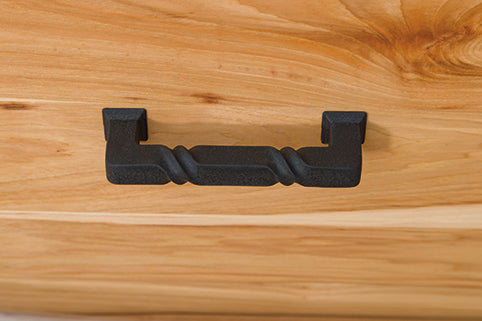 Amish Hickory Log Furniture Drawer Hardware