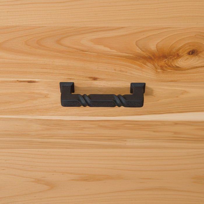 Amish Hickory Log Furniture Drawer Hardware