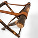 Hickory Log Luggage Rack with Leather Strap Close Up Photo