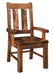 Quick Ship Amish Houston Dining Chair Dining Chairs Farmhouse Rough Sawn