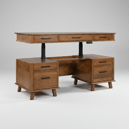 Hutton Power Lift Top Desk Amish Built A&L Furniture