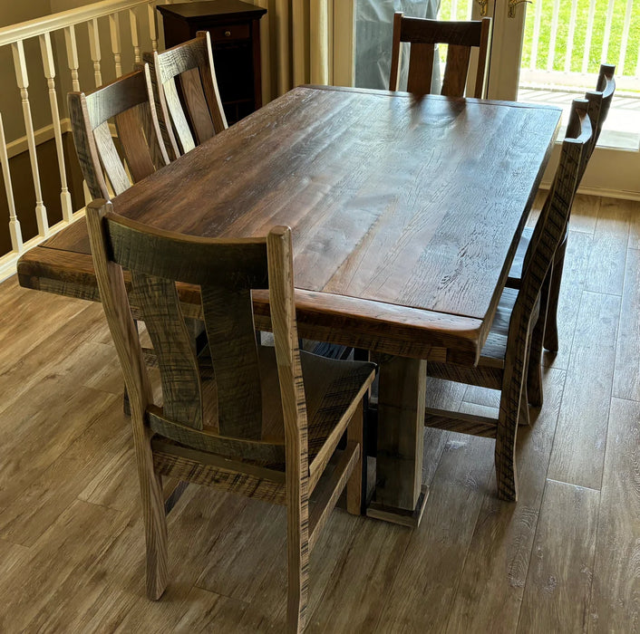 Amish Reclaimed Timberland Dining Set