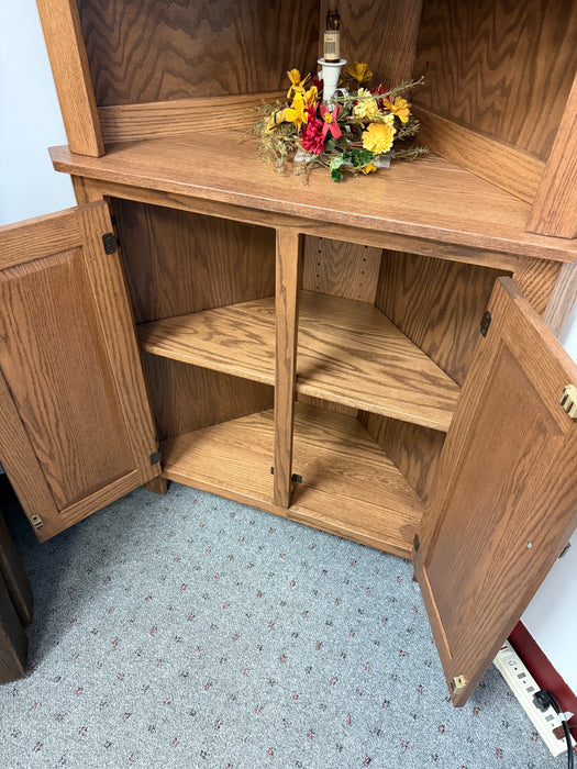 Amish 26" Raleigh Corner Hutch - In-Stock