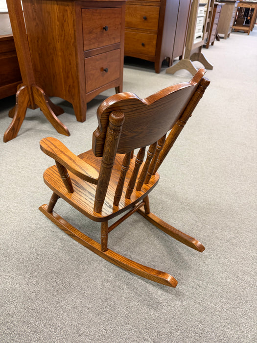 Amish Sunburst Kids Rocking Chair - In-Stock