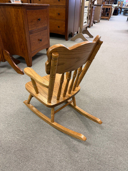 Amish Sunburst Kids Rocking Chair - In-Stock