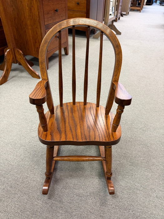 Amish Bow Back Kids Rocking Chair - In-Stock