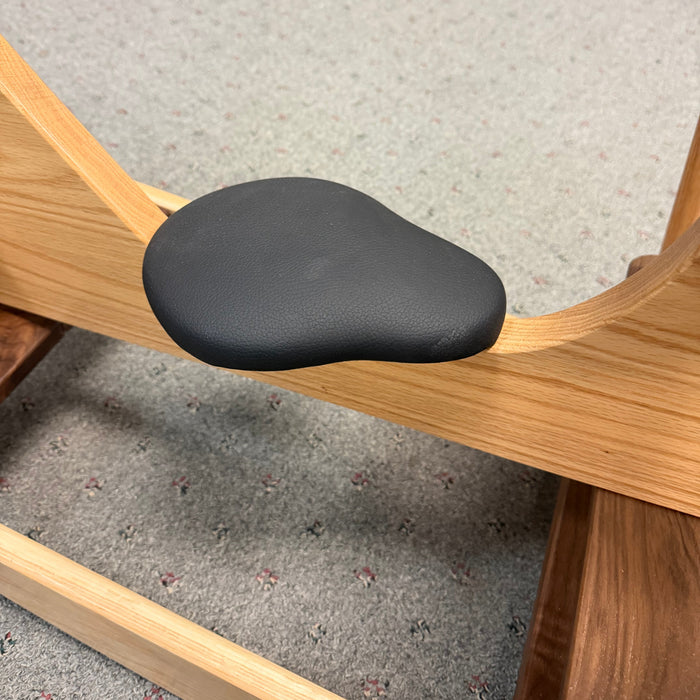Amish Kid's Rocking Airplane - Premium Walnut & Oak Combo