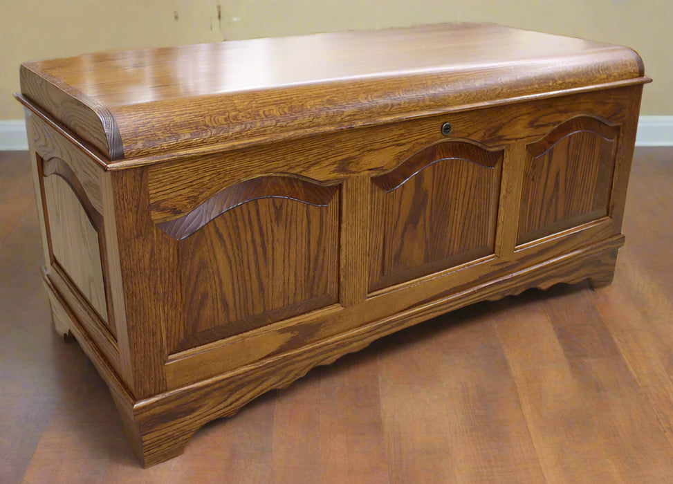 Amish Cathedral Raised Panel Chest