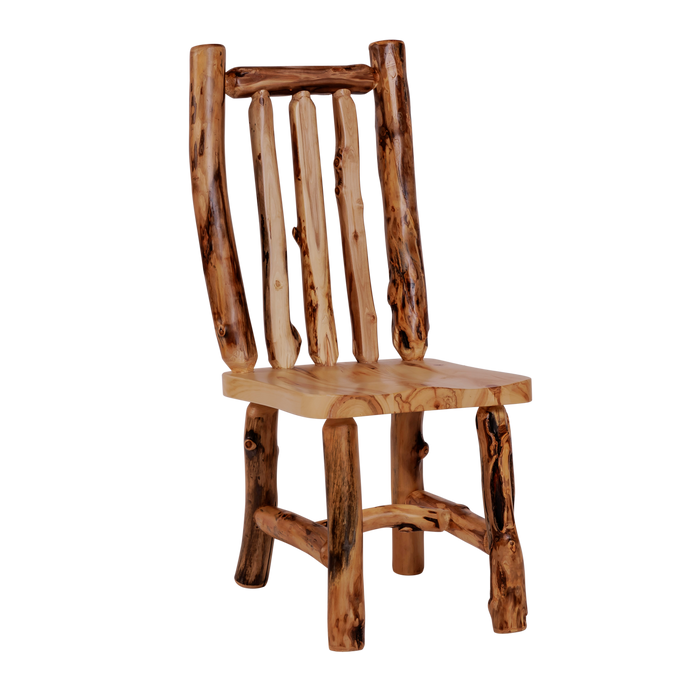 Amish Smoky Mountain Log 4' Dining Set