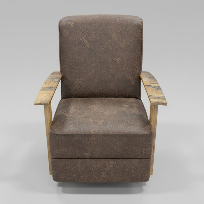 Amish Legacy Whiskey Barrel Swivel Glider