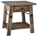 Ironwood End Table - Rough Sawn End Tables Farmhouse Rough Sawn