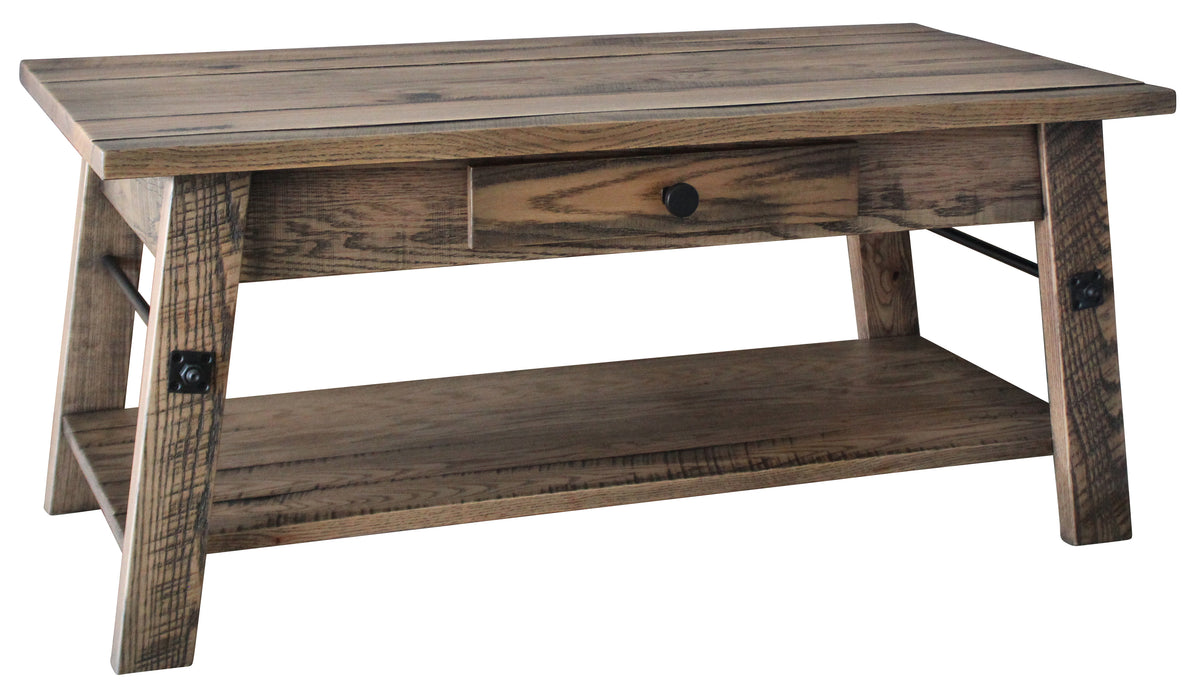 Ironwood Coffee Table - Rough Sawn Coffee Tables Farmhouse Rough Sawn