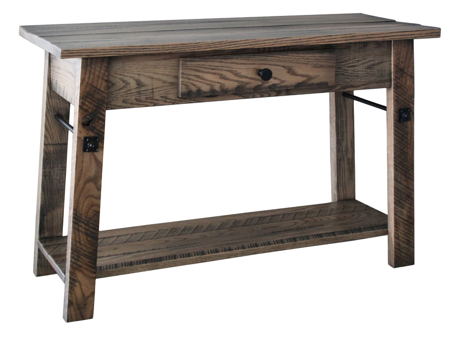 Ironwood Sofa Table - Rough Sawn Sofa Tables Farmhouse Rough Sawn