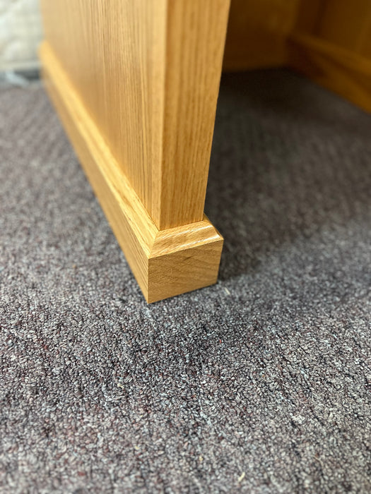 Amish Custom Traditional Rolltop Desk W/ Custom Cubby Layout