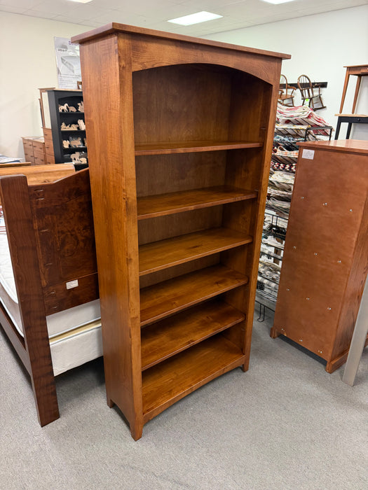 Amish Arched Solid Wood Bookcase (Multiple Sizes)