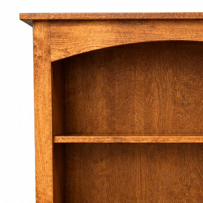 Amish Arched Solid Wood Bookcase (Multiple Sizes)