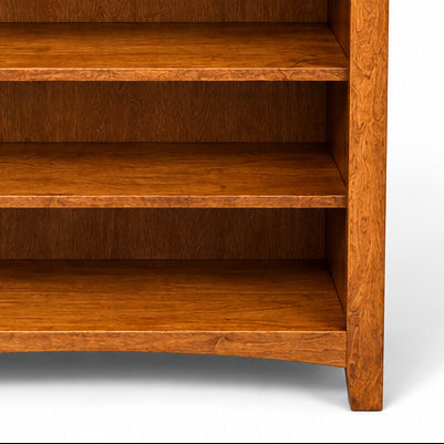 Amish Arched Solid Wood Bookcase (Multiple Sizes)
