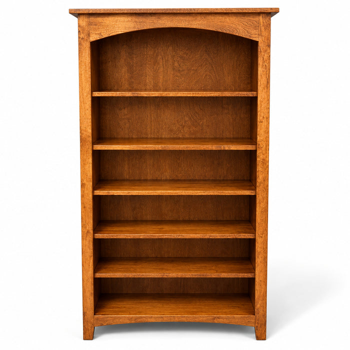 Amish Arched Solid Wood Bookcase (Multiple Sizes)