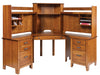 Jacobsville Compact Corner Desk Units Mission