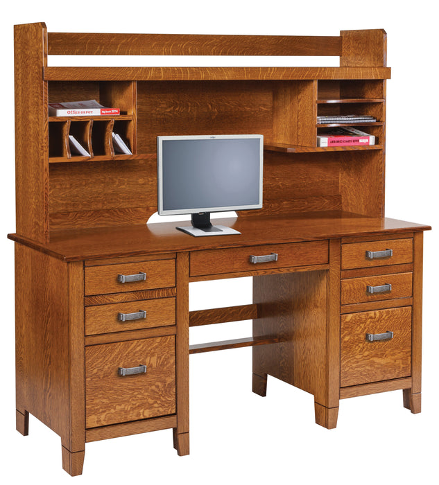 Jacobsville Double Pedestal Desk Double Pedestal Desks Mission