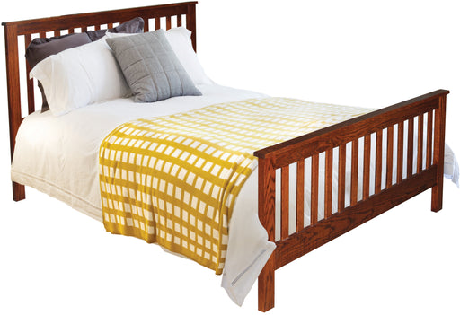 Amish JM Mission Bed Spindle/Slat Beds Mission