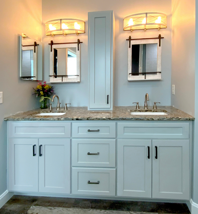 Amish Jamesport Bathroom Vanity - Multiple Sizes Bathroom Vanities: 40-49" Wide Contemporary