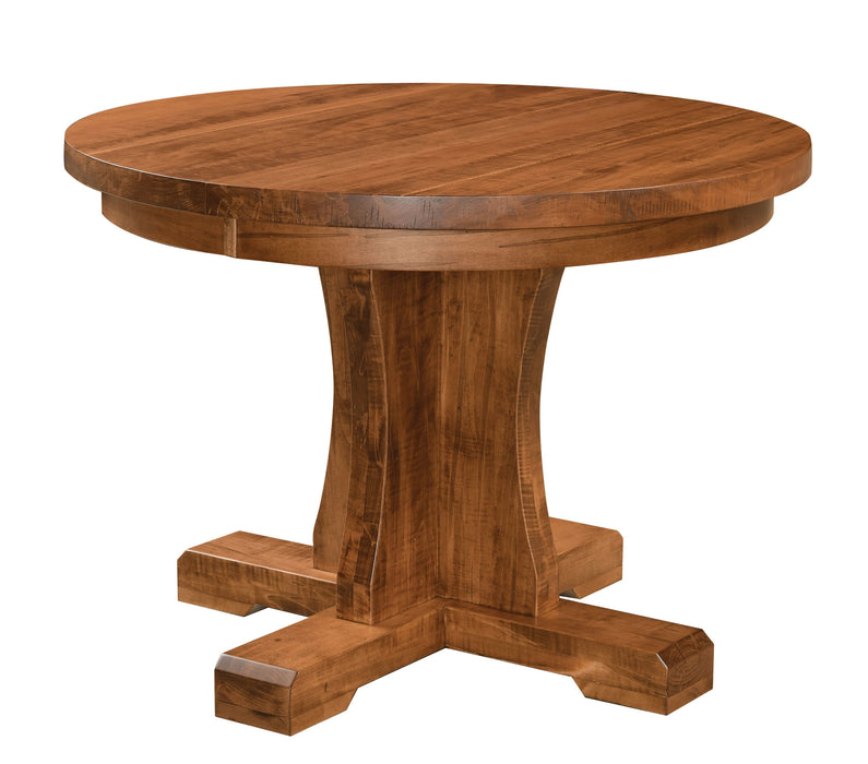 Amish Jamestown Single Pedestal Table