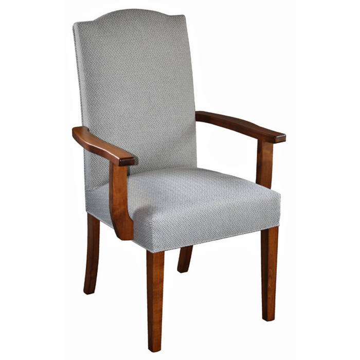 Amish Jasper Dining Chair Fabric Dining Chairs Contemporary Heartland + Weaver