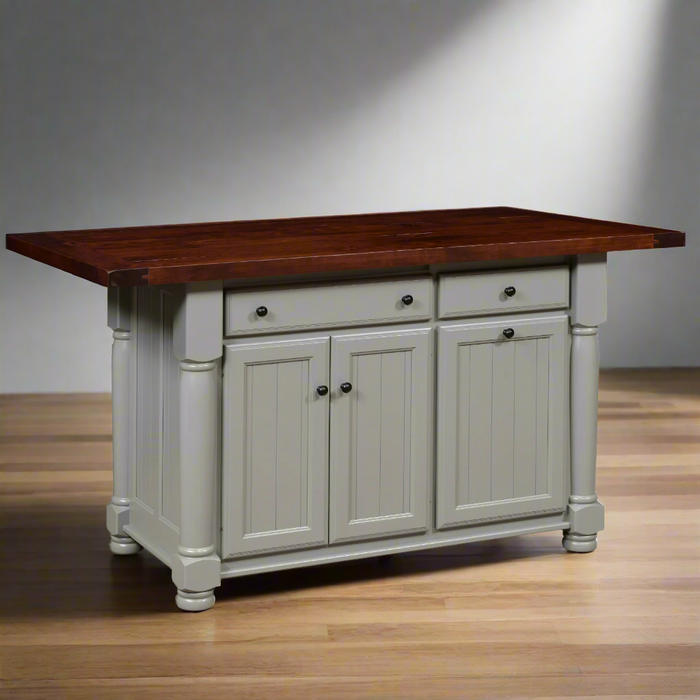 Amish Jefferson City Island 64" Kitchen Islands: 60-69" Traditional