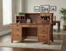 Kapernum Double Pedestal Desk and Short Hutch Double Pedestal Desks Contemporary