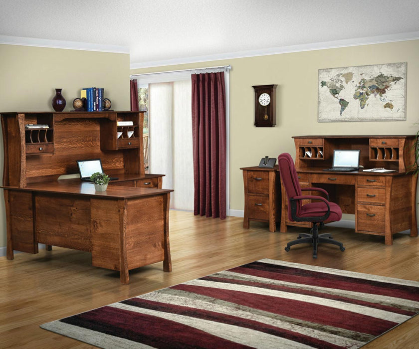 Kapernaum Desk with Finished Back