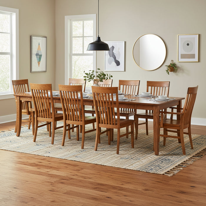 Amish Transformer Leg Table (Up to x8-12" Leaves!)