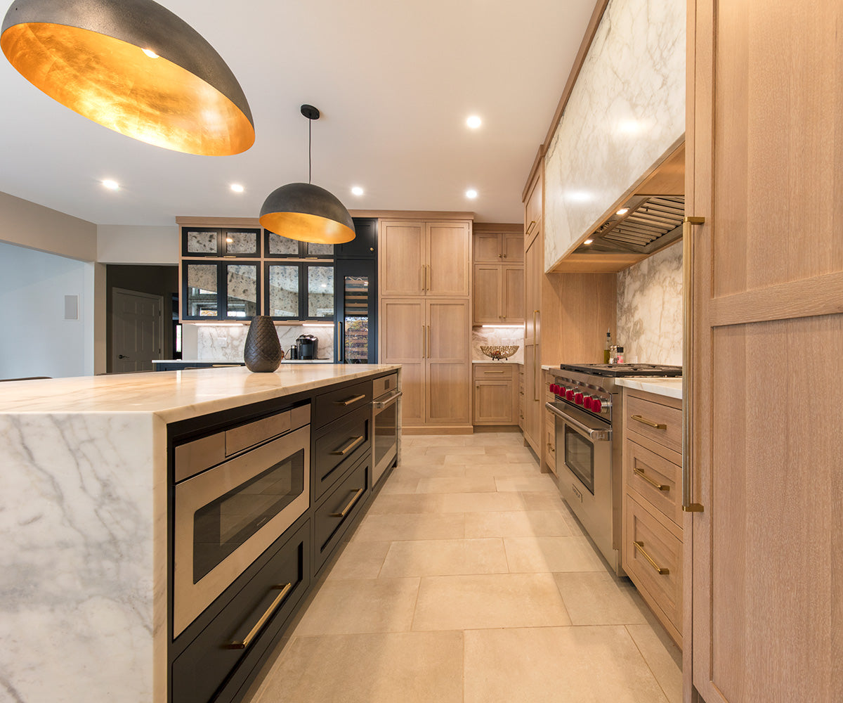 Sample Contemporary Traditional 2 Toned Kitchen Design — Our Family ...
