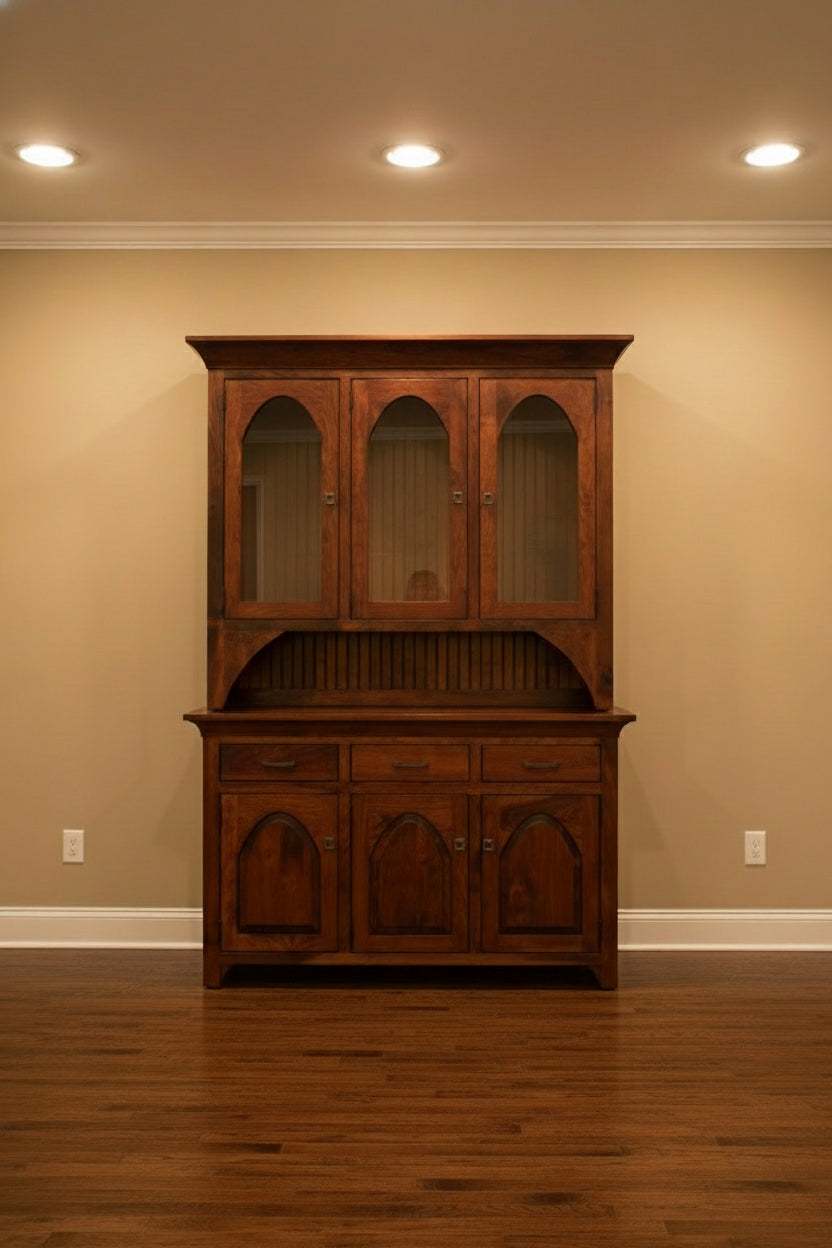 Kowan 3-Door Hutch 3-Door Hutches Contemporary Mission