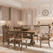 Urbana Double Pedestal Table Trestle Dining Tables Farmhouse