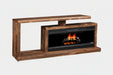 Amish Lincoln Fireplace Unit TV Stands w/ Fireplace Modern
